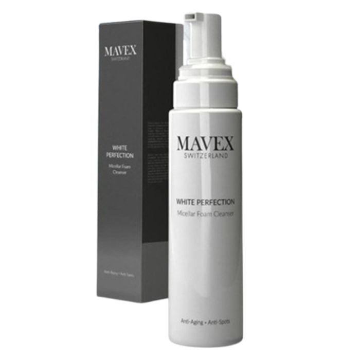 Bọt Rửa Mặt Trắng Da Mavex White Perfection Hỗ Trợ Giảm Dấu Hiệu Lão Hoá, Mờ Thâm 200ml