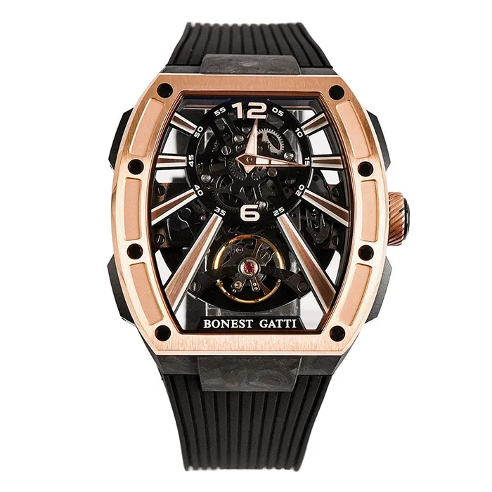 Đồng Hồ Nam Bonest Gatti Ghost Speed Watch BG9950-A3 Màu Vàng Hồng 