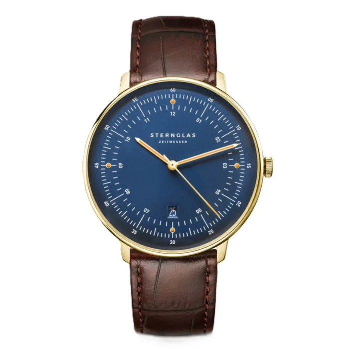 Đồng Hồ Nam Sternglas Hamburg Edition Marine S01-HHM07-HE01 Màu Xanh Dương