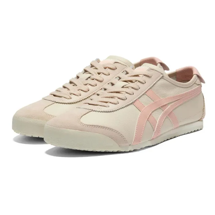 Giày Pickleball Onitsuka Tiger Mexico 66 Ginger Peach 1183A201-254 Màu Trắng - Hồng Size 36