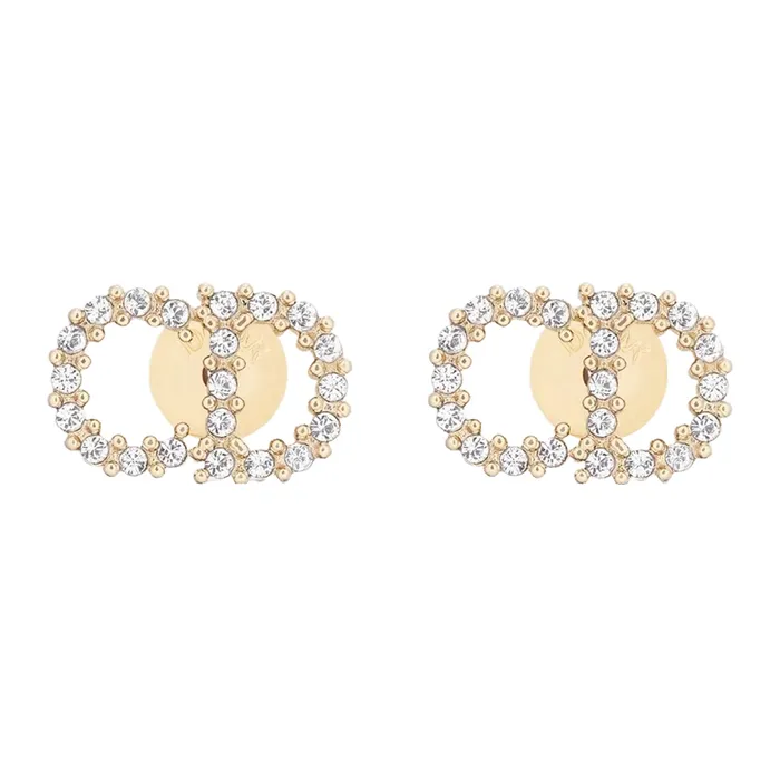 Khuyên Tai Nữ Dior Clair D Lune Earrings E1715CDLCY D301 Màu Vàng Gold