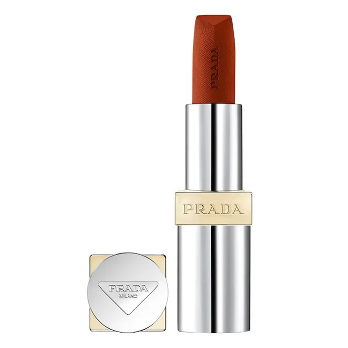 Son Prada Monochrome Hyper Matte 077 Arancio Màu Đỏ Cam Gạch