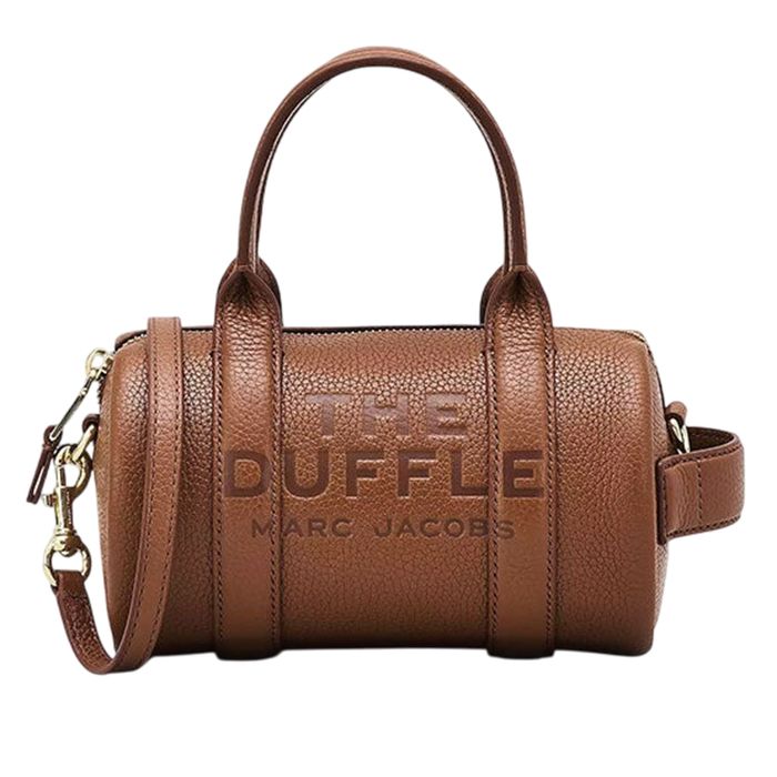 Túi Trống Nữ Marc Jacobs The Leather Mini Duffle Bag 2S4HCR032H02 Màu Nâu