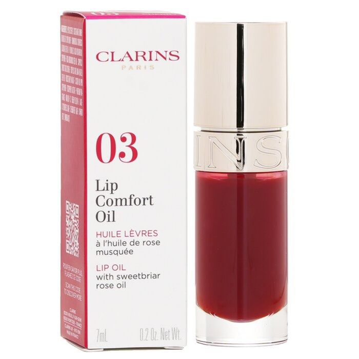 Dầu Dưỡng Ẩm Căng Mọng Môi Clarins Lip Comfort Oil 03 Cherry Màu Đỏ 7ml