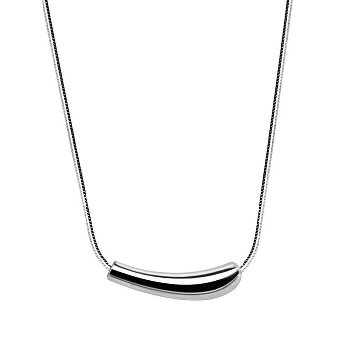 Dây Chuyền Nam Lili Jewelry Chuỗi Tròn Trơn Callan LILI_095088 Màu Bạc