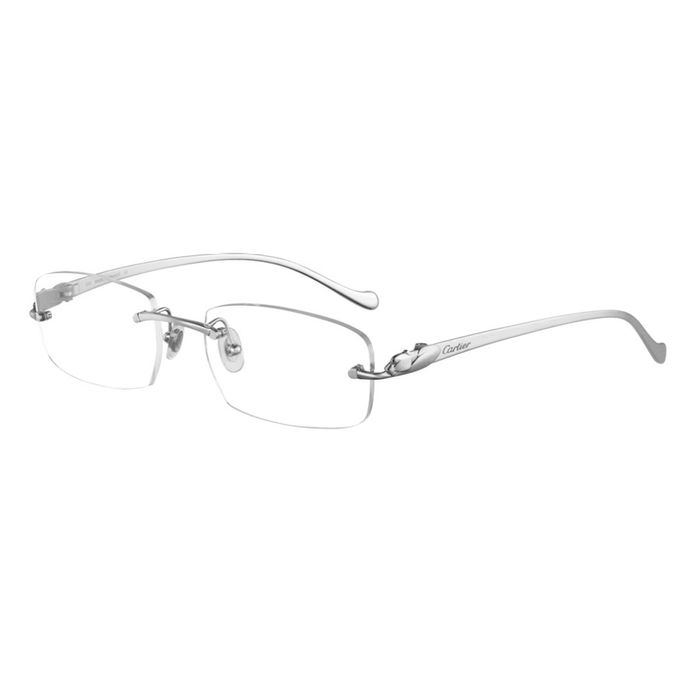 Kính Mắt Cận Unisex Cartier Glasses CT0061O 003 Màu Bạc