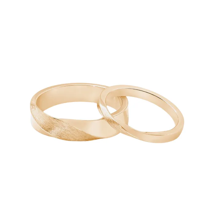 Nhẫn Cưới Morina Aurum Solis Lumine Étoile C4231 Màu Vàng