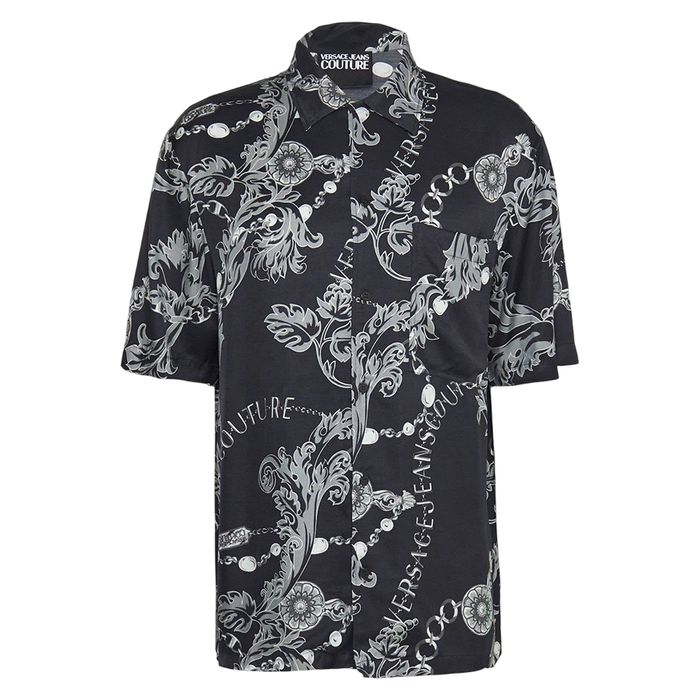 Áo Sơ Mi Nam Versace Jeans Couture 75GAL2B0 Màu Đen Size 44