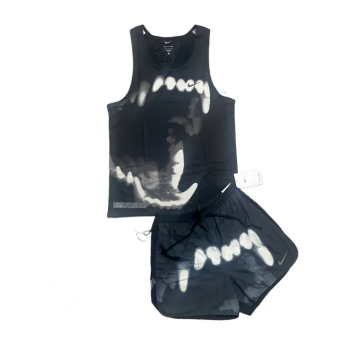 Bộ Thể Thao Ba Lỗ Nike Run Division Pinnacle Màu Đen Size L