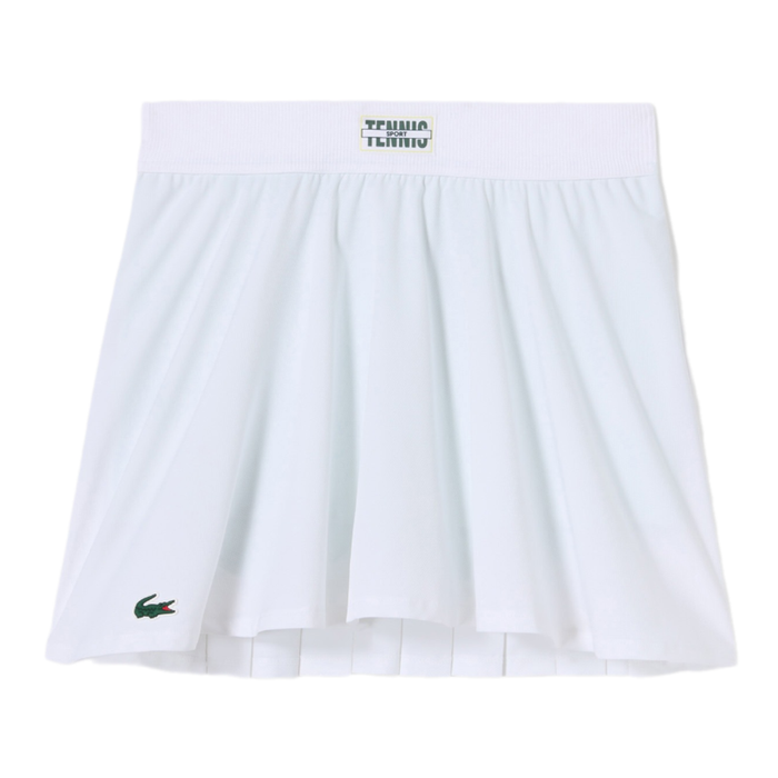 Chân Váy Nữ Lacoste Tennis Skirt With Pleat At The Back And Contrasting Shorts JF1035 51 PI2 Màu Trắng Size 38