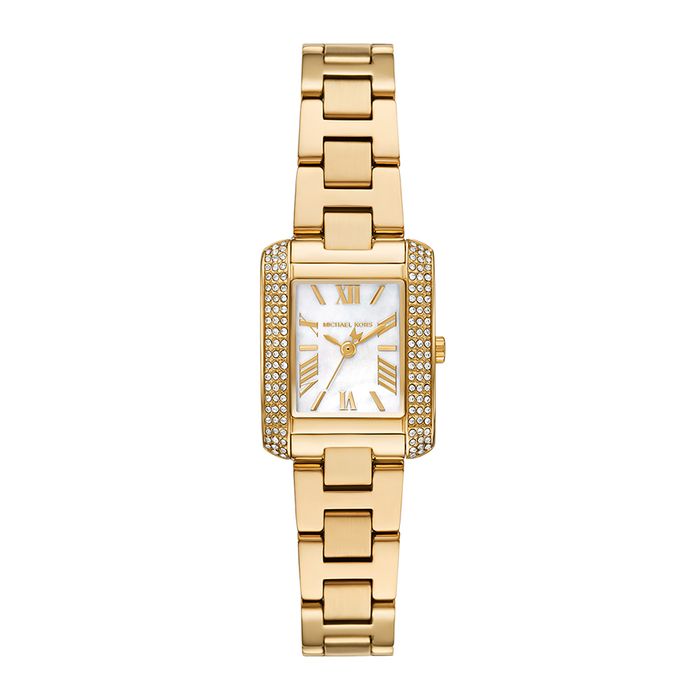 Đồng Hồ Nữ Michael Kors Mini Emery Pavé -Tone Watch MK4867 Màu Vàng