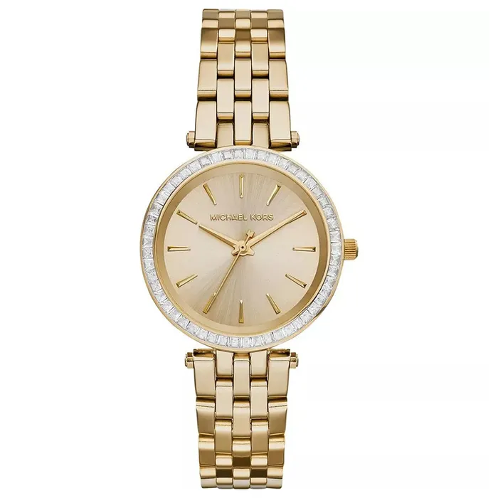Đồng Hồ Nữ Michael Kors MK3365 Darci Gold Tone Crystal Watch 33mm Màu Vàng
