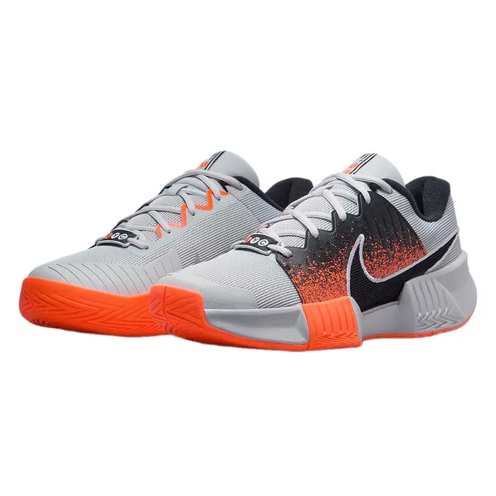 Giày Tennis /Pickleball Nam Nike GP Challenge Pro Premium Shoes FQ7728-001 Màu Xám - Cam Size 42