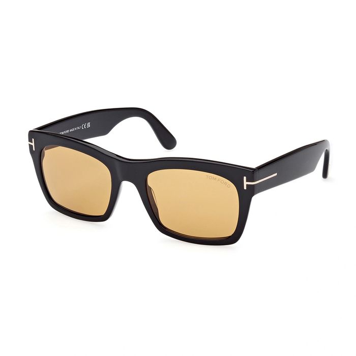 Kính Mát Unisex Tom Ford Nico Square Sunglasses FT 1062 NICO-02 01E Màu Đen Nâu