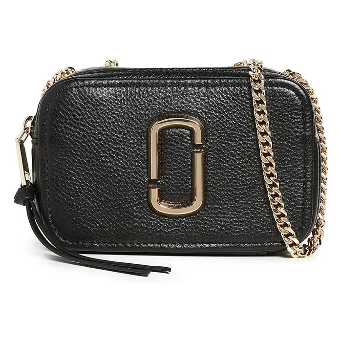 Túi Đeo Chéo Nữ Marc Jacobs Women's The Glam Shot Crossbody Bag Màu Đen