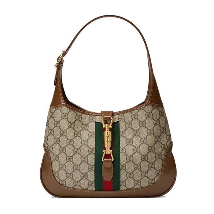 Túi Xách Tay Nữ Gucci Jackie 1961 Small Hobo Bag Màu Nâu