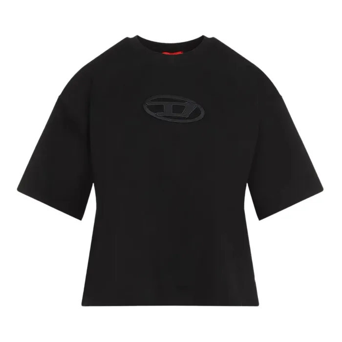 Áo Phông Nữ Diesel T-Buxt Women's Cropped T-Shirt A15096 0NIAX - 9XX Màu Đen Size XS