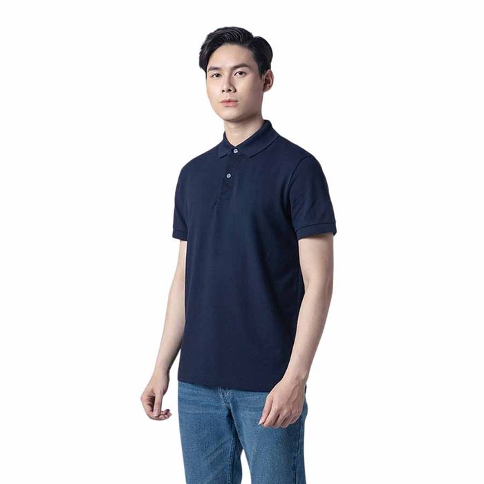 Áo Polo Nam DETERMINANT P01 Polo Short Navy Visdry Màu Xanh Navy Size L