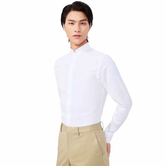 Áo Sơ Mi Dài Tay Nam DETERMINANT 302 Dress Shirt Long White (Regular Fit) Màu Trắng Size 41/81