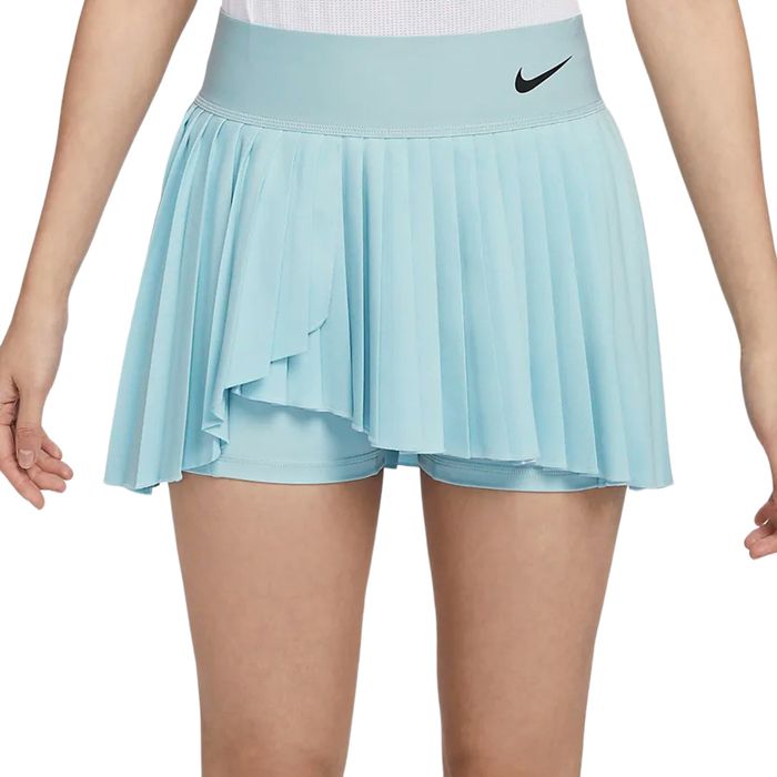 Chân Váy Pickleball/Tenis Nữ Nike Court Dri-FIT Advantage Pleated Tennis Skirt Màu Xanh Da Trời