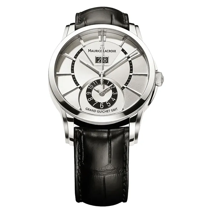 Đồng Hồ Nam Maurice Lacroix PT6208-SS001-130-1 Màu Đen Bạc