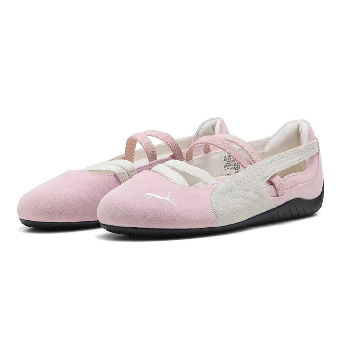 Giày Bệt Nữ Puma Speedcat Suede Ballet Shoes 401287-01 Màu Hồng/Trắng Size 38.5