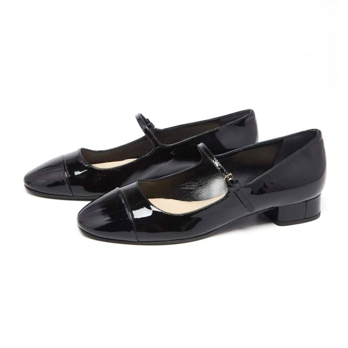 Giày Búp Bê Nữ Miu Miu Mary Jane Shoes Màu Đen Size 36.5