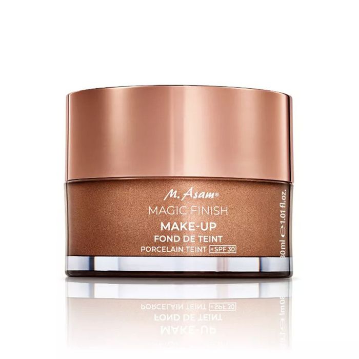 Kem Nền Trang Điểm Và Chống Nắng M. Asam Magic Finish Make-Up Porcelain Teint SPF30 4 in1 Tone Sáng 30ml