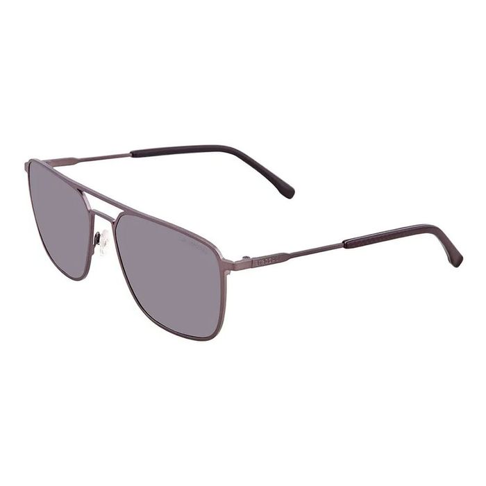 Kính Mát Unisex Lacoste Grey Square Unisex Sunglasses L194S 033 57 Màu Xám
