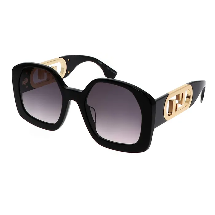 Kính Mát Nữ Fendi Black Sunglasses FE40048U 01B 54 Màu Đen