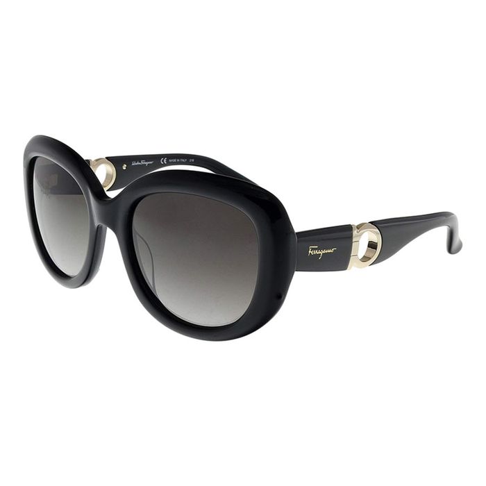 Kính Mát Nữ Salvatore Ferragamo Women's SF727S Oval Màu Đen