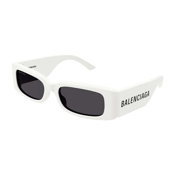 Kính Mát Unisex Balenciaga BB0260S 003 Grey Lenses Sunglasses Màu Trắng Xám