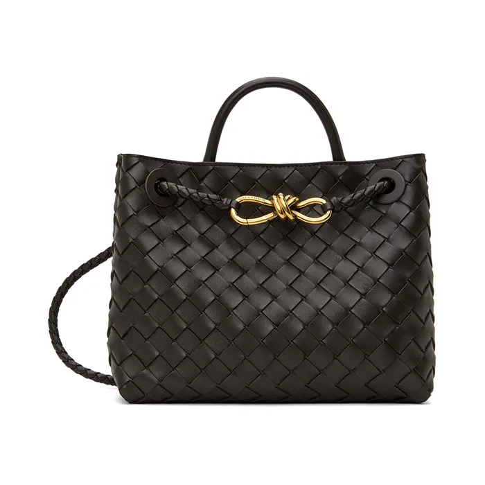 Túi Đeo Chéo Nữ Bottega Veneta Small Andiamo Bag Màu Đen