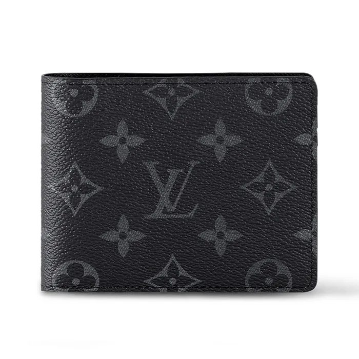Ví Nam Louis Vuitton LV Multiple Wallet M61695 Màu Xám Đen