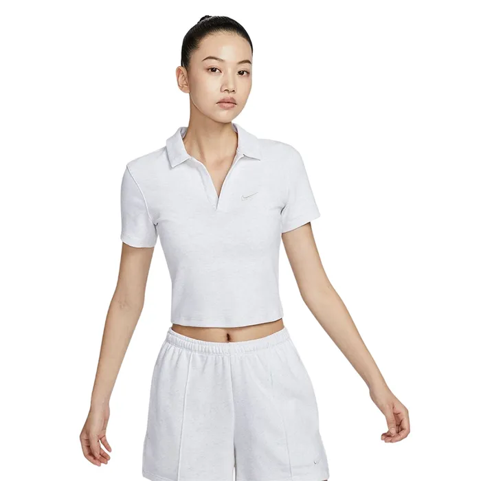 Áo Polo Nữ Nike Sportswear Essential Short Sleeve Polo Top DV7885-051 Màu Trắng Size S