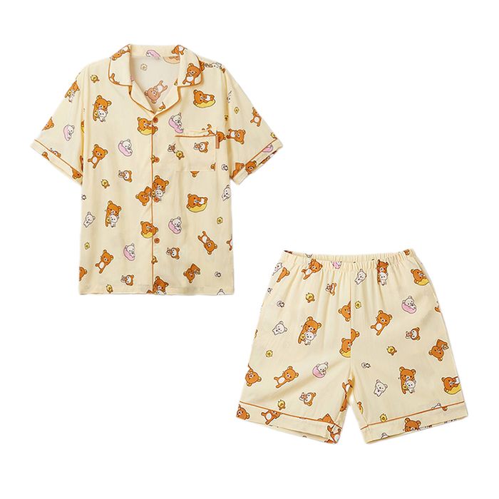 Bộ Ngủ Pyjama Cộc Tay Spao SPPPF25U09 Màu Beige Size S