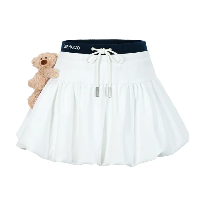 Chân Váy Nữ 13 De Marzo Bear Sailor Bud Skirt White Màu Trắng