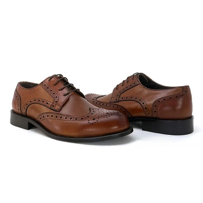 Giày Tây Nam Duca Di Morrone LUDOVICO_BRANDY Màu Nâu Size 42