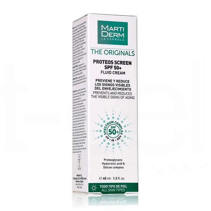Kem Chống Nắng Martiderm The Originals Proteos Screen SPF50+ Fluid Cream 40ml
