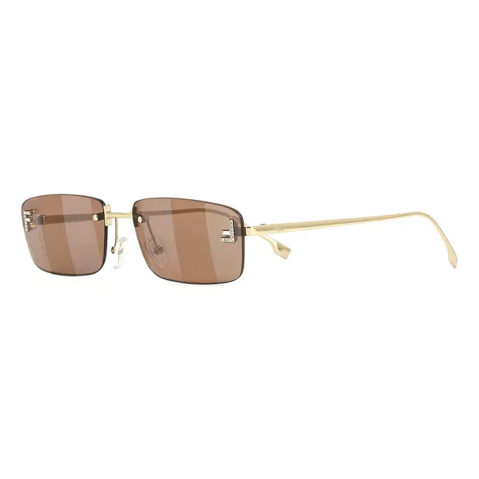 Kính Mát Fendi Sunglasses FE4172US 32G Gold Brown Màu Nâu