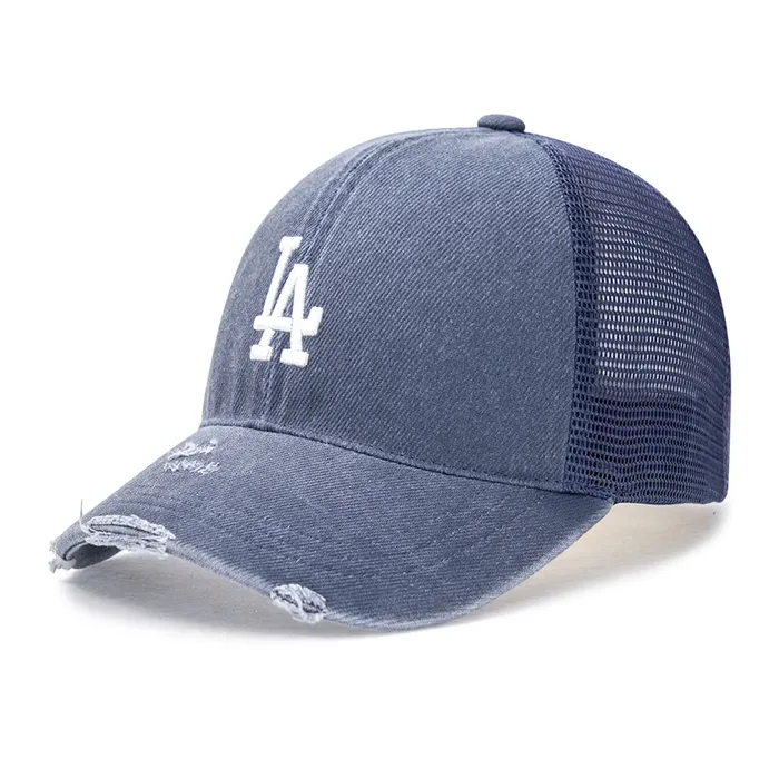 Mũ MLB Basic Washed Mesh LA Dodgers 3AMCB0153-07INS Màu Xanh Chàm
