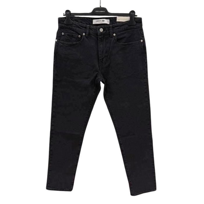 Quần Jean Nam Lacoste Slim Black Màu Đen Size 33