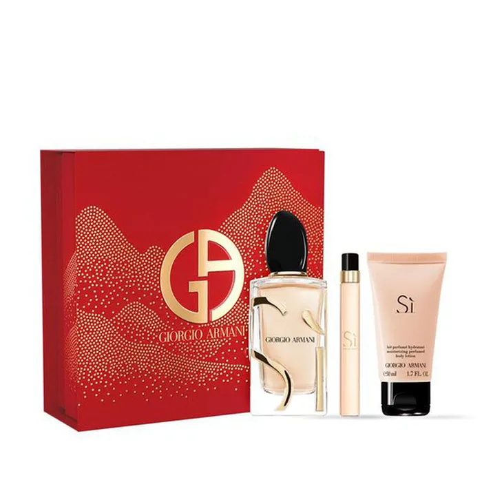 Set Nước Hoa Nữ Giorgio Armani Sì Intense EDP (100ml + 10ml) + Sữa Dưỡng Thể 50ml Thu Hút