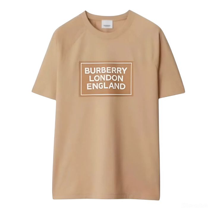 Áo Phông Nữ Burberry With Logo Applique 8084350 Tshirt Màu Nâu Size XS