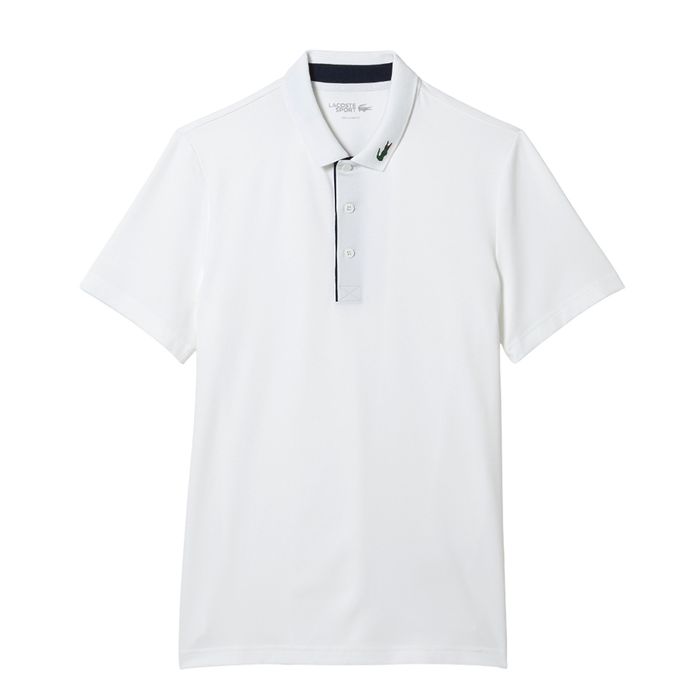 Áo Polo Nam Lacoste Men's Regular Fit UV Protect Golf DH3982 522 Màu Trắng Size 3