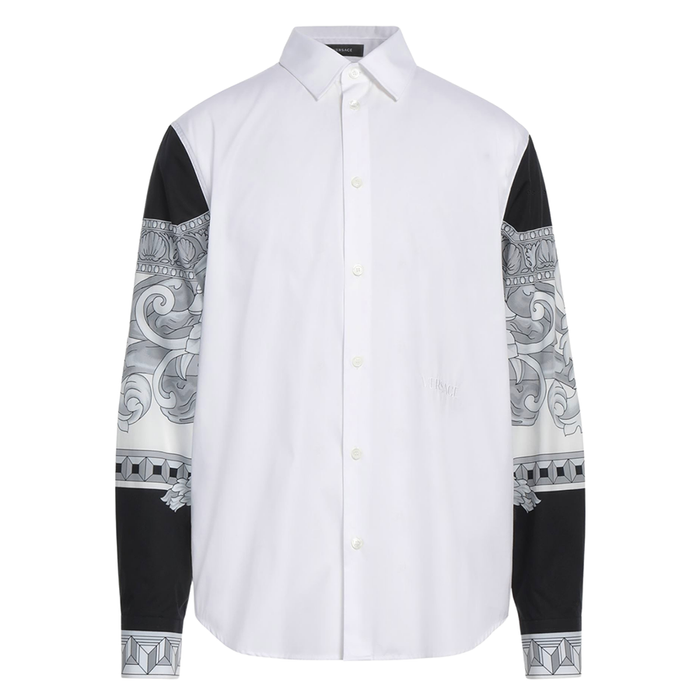 Áo Sơ Mi Nam Versac Street Style 1A08826 Màu Trắng Size 50