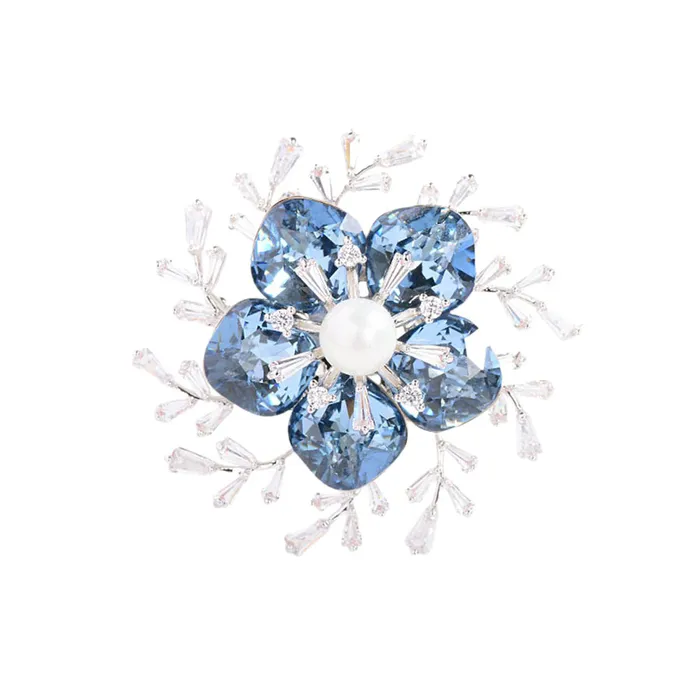 Cài Áo Nữ Meri Radiant Blue BR885 Màu Xanh Blue