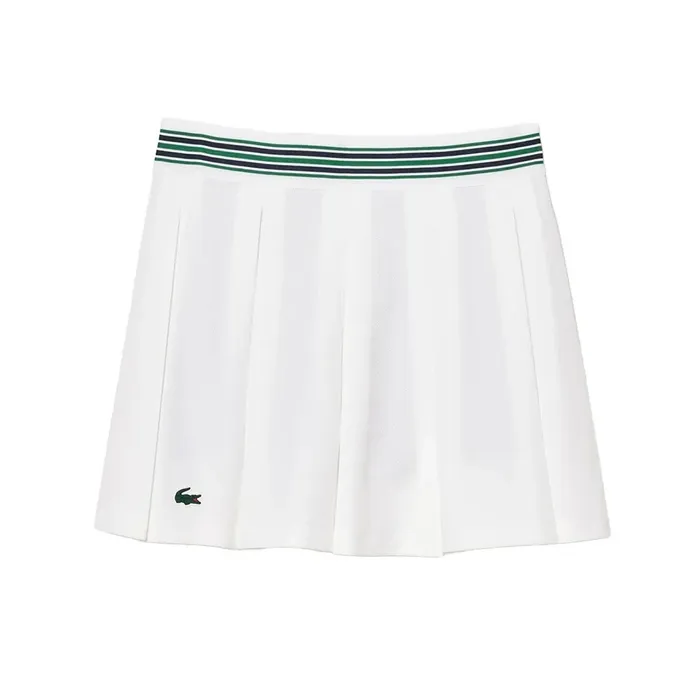 Chân Váy Nữ Lacoste Pique Sport Skirt With Liner JF0990 54G 7WJ Màu Trắng Size 38