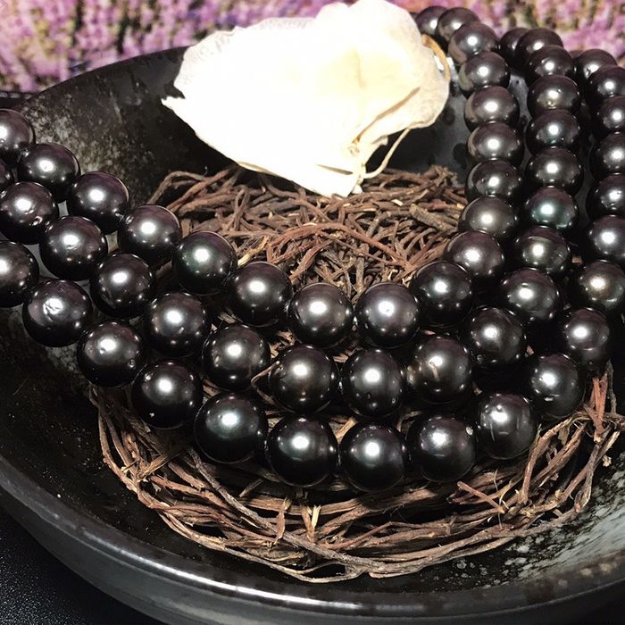 Dây Chuyền Nữ Minh Hà Pearl Jewelry Ngọc Trai Biển Tahiti Nước Mặn Màu Đen