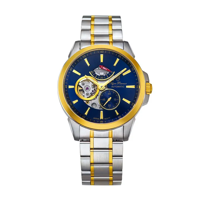 Đồng Hồ Nam Olym Pianus OP9908-881AGSK-X Màu Vàng Xanh